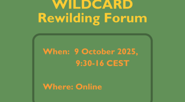 First WILDCARD Rewilding Forum